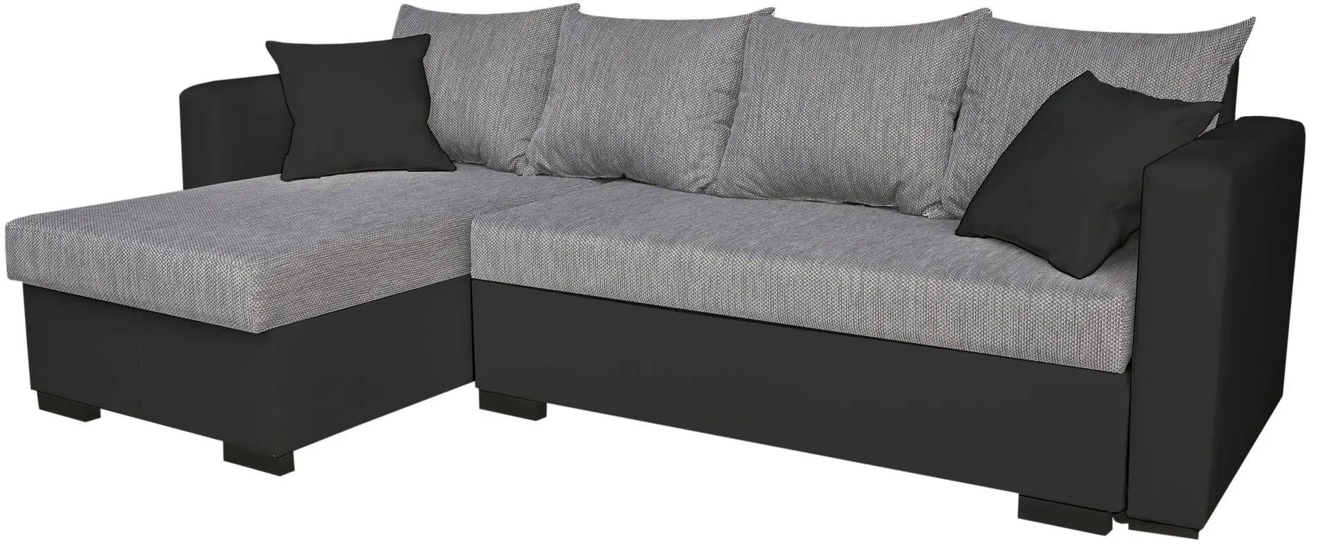 Диван угловой Platan Karol 07 (Black/Gray)