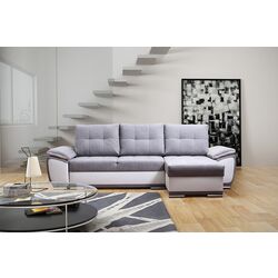 Диван угловой Platan Karolina 01 (White/Light Gray) Thumb