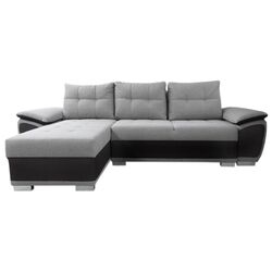 Диван угловой Platan Karolina 02 (Black/Light Gray)