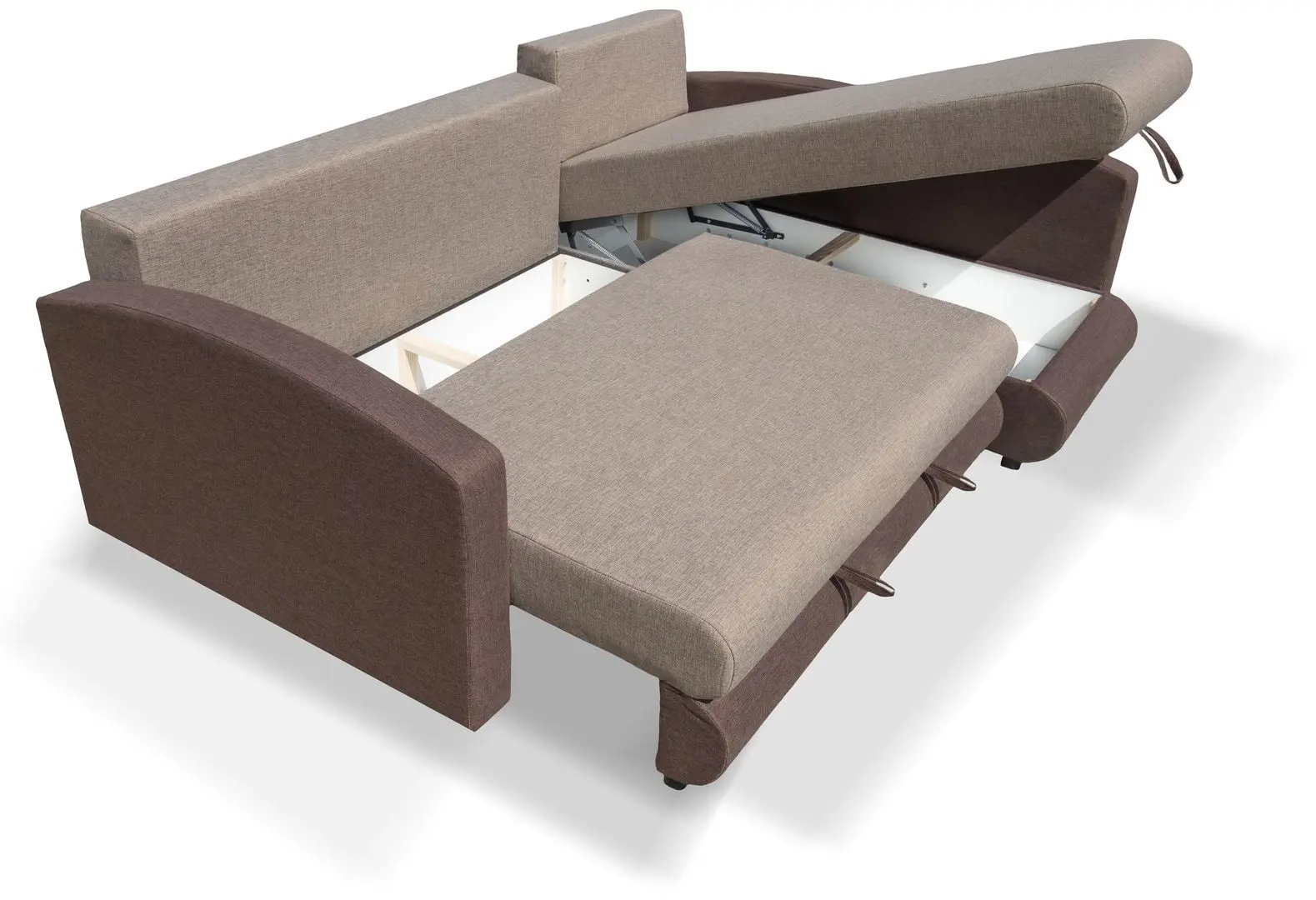 Диван угловой Platan Nina 02 (Brown/Cappuccino) - 4