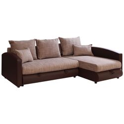 Диван угловой Platan Nina 02 (Brown/Cappuccino)