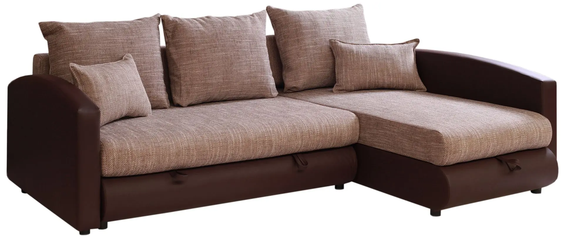 Диван угловой Platan Nina 02 (Brown/Cappuccino)