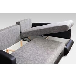 Диван угловой Platan Nina 03 (Black/Gray) Thumb
