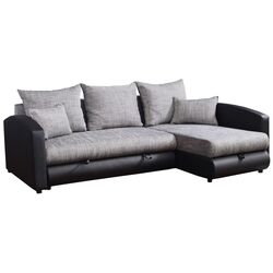 Диван угловой Platan Nina 03 (Black/Gray)