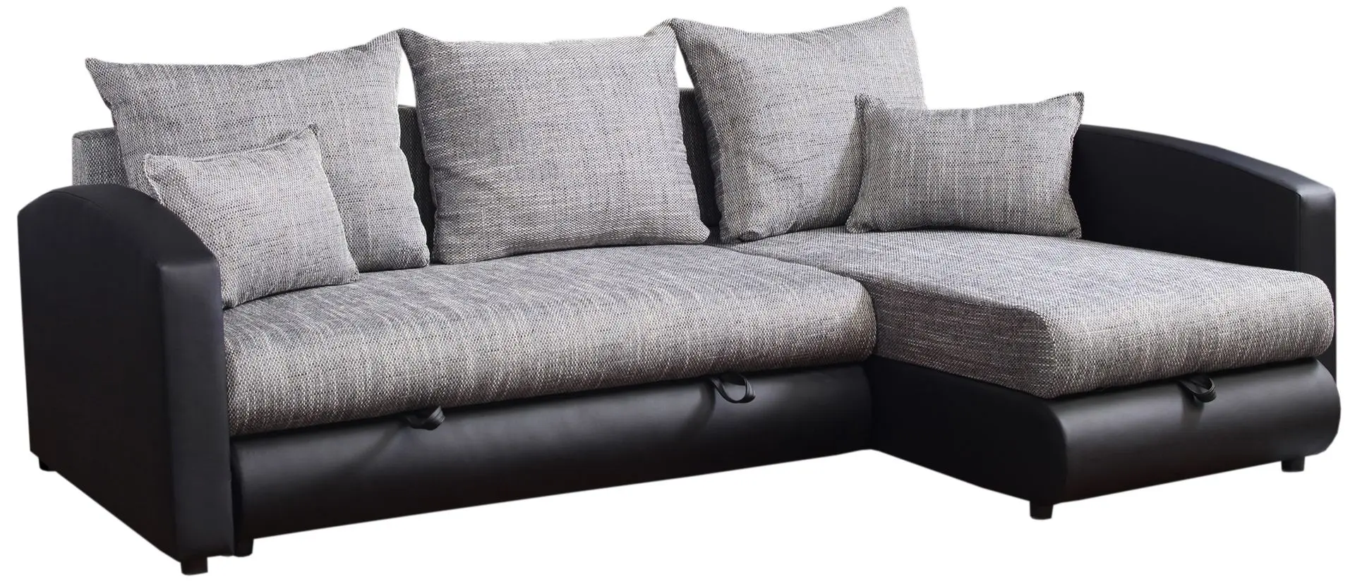 Диван угловой Platan Nina 03 (Black/Gray)
