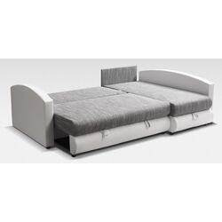 Диван угловой Platan Nina 04 (White/Gray) Thumb