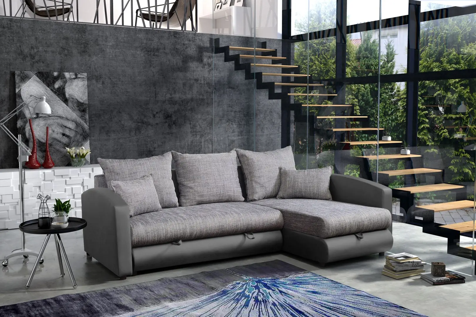 Диван угловой Platan Nina 05 (Gray) - 2