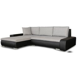 Диван угловой Platan Solano 01 (Black/Light Gray)
