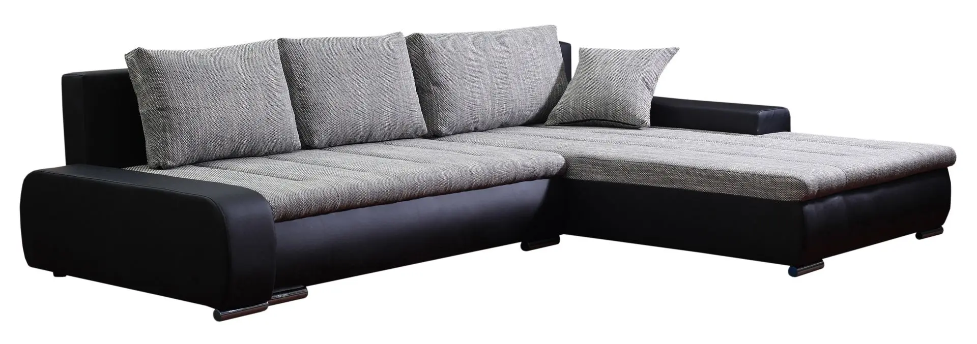 Диван угловой Platan Solano 03 (Black/Gray)