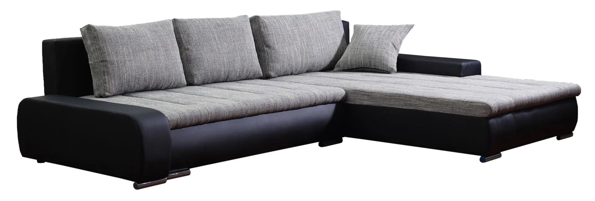 Диван угловой Platan Tivano 03 (Black/Gray)