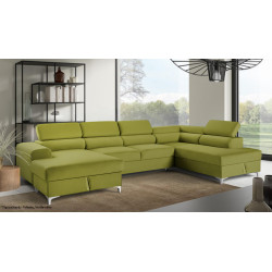 Canapea in forma de U Prestige Time New Velutto dreapta Thumb