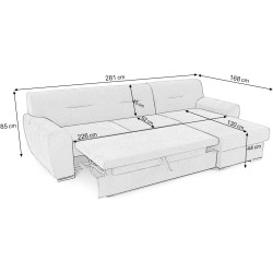 Canapea de colt Prestige Astoria Enjoy stanga Thumb