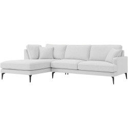 Canapea de colt Prestige Azzuro Mystery/Velutto stanga Thumb