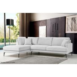 Canapea de colt Prestige Azzuro Mystery/Velutto stanga