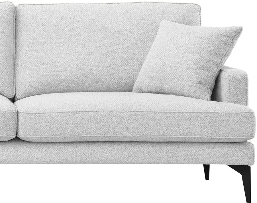 Canapea de colt Prestige Azzuro Mystery/Velutto stanga