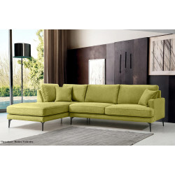 Canapea de colt Prestige Azzuro Mystery/Velutto stanga Thumb