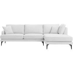 Canapea de colt Prestige Azzuro Mystery/Velutto dreapta Thumb