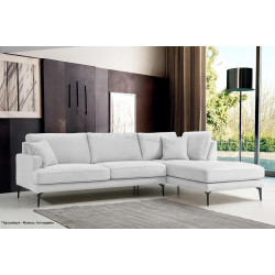 Canapea de colt Prestige Azzuro Mystery/Velutto dreapta