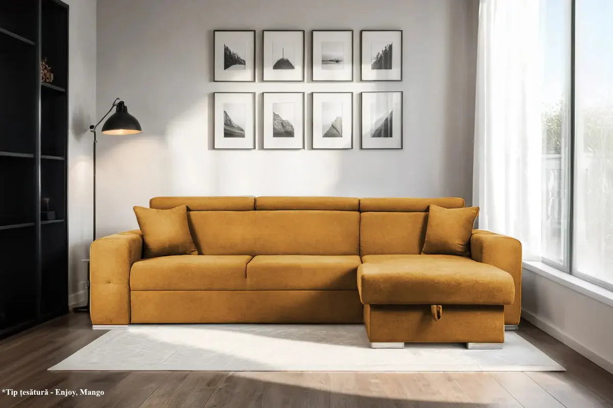 Canapea de colt Prestige Bellagio Enjoy dreapta