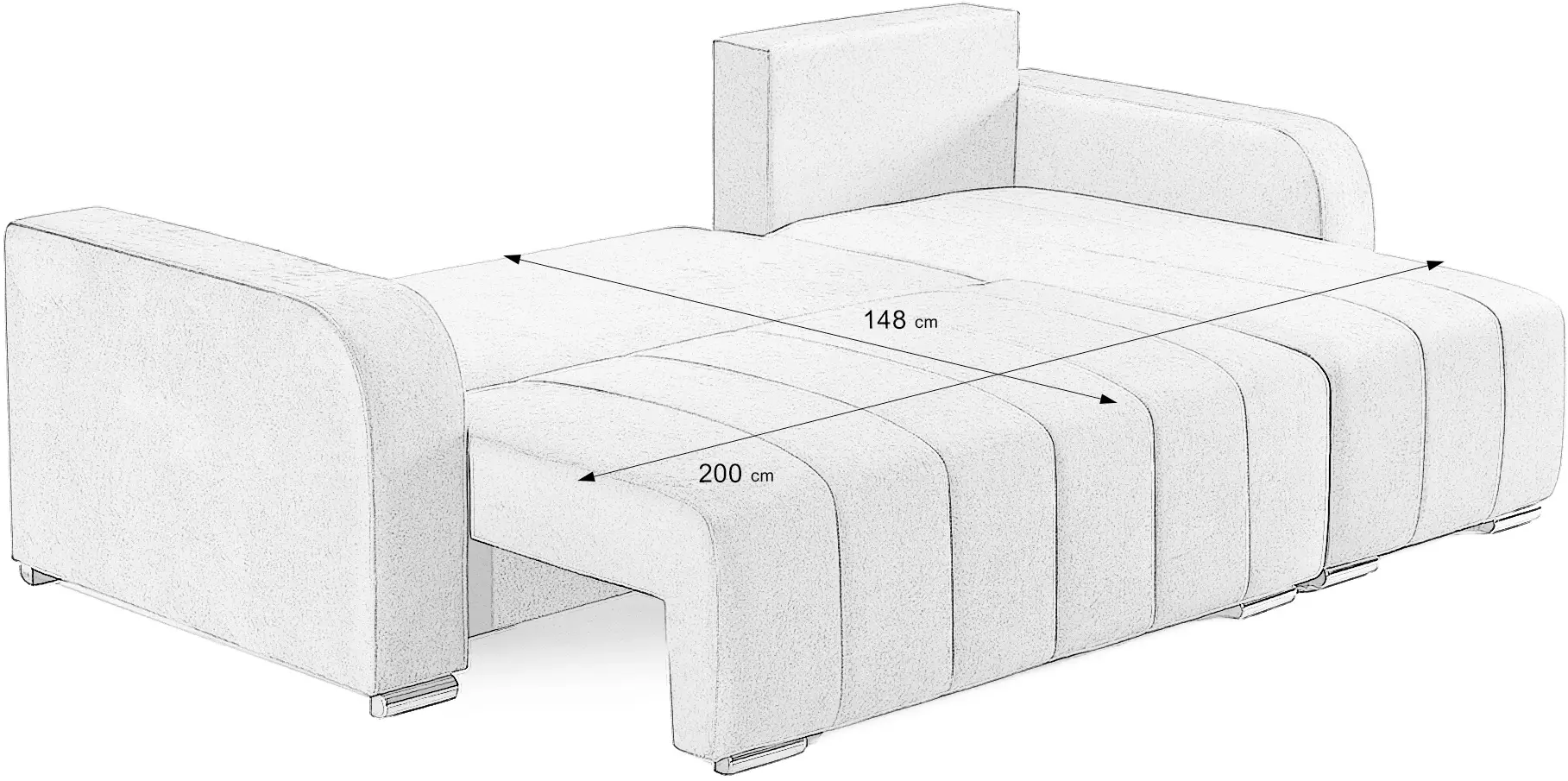 Диван угловой Prestige Diego Whisper лево