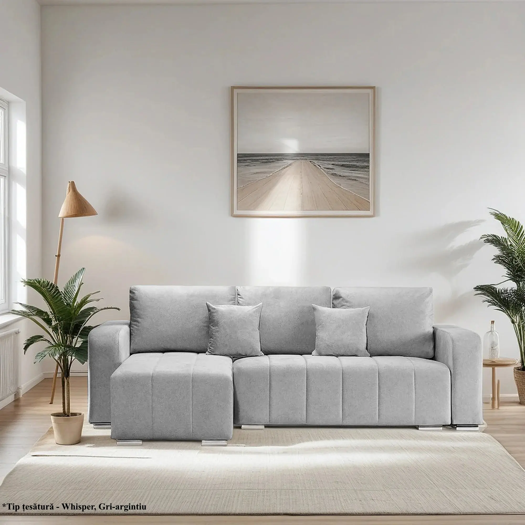 Диван угловой Prestige Diego Whisper лево