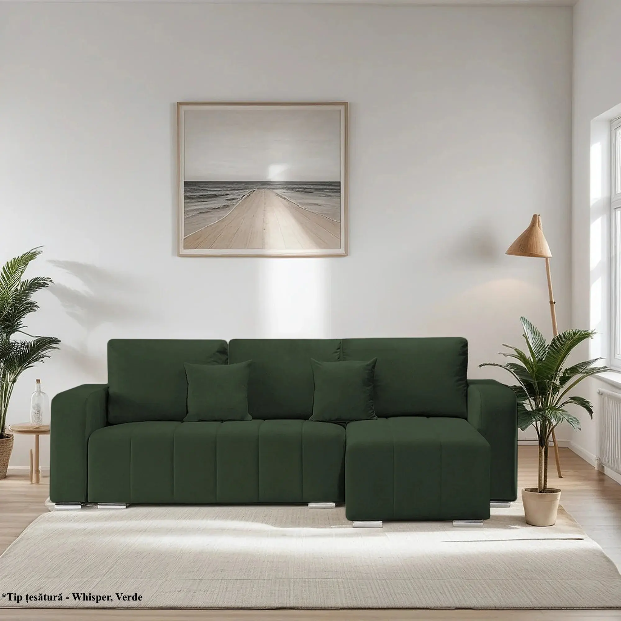 Canapea de colt Prestige Diego Whisper dreapta