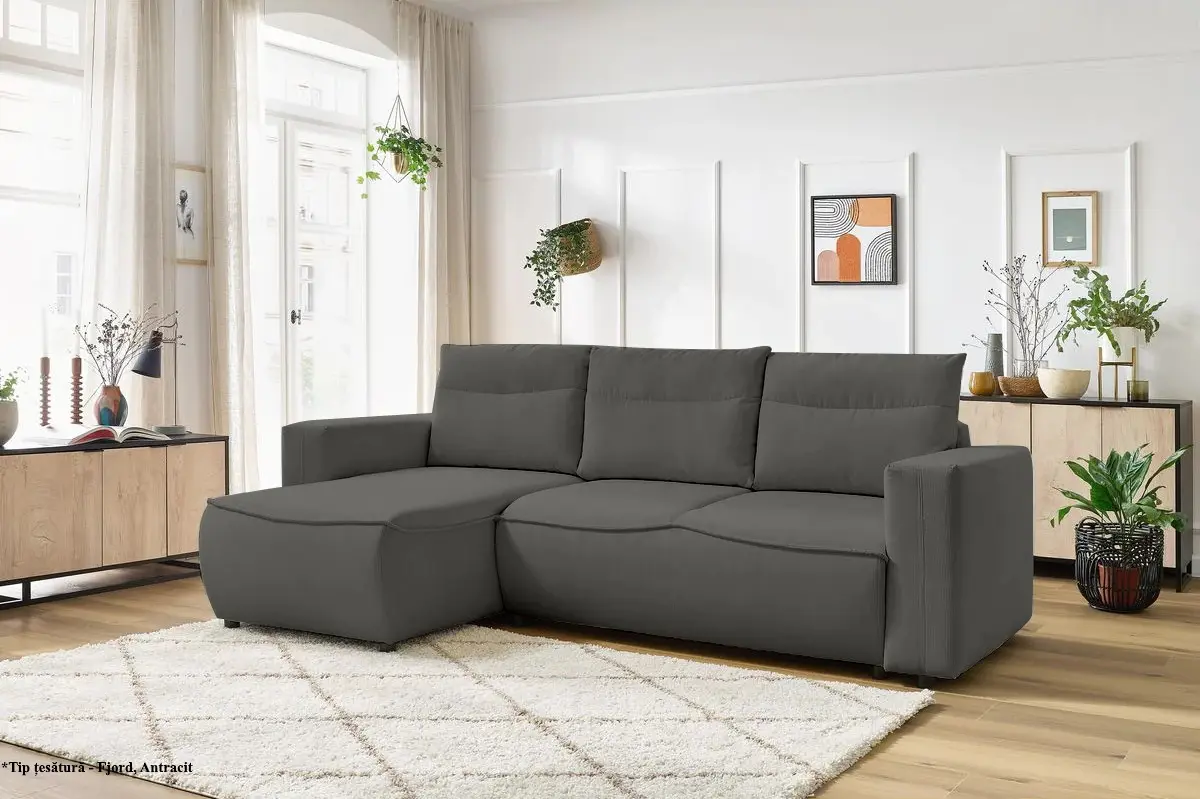 Canapea de colt Prestige Halson Fjord stanga