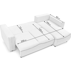 Canapea de colt Prestige Halson Fjord dreapta Thumb