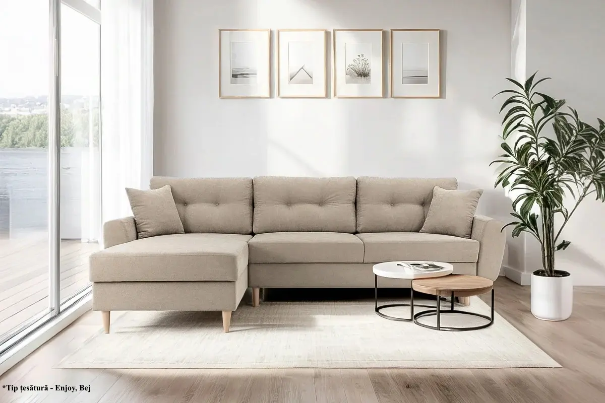 Canapea de colt Prestige Helsinki Enjoy stanga
