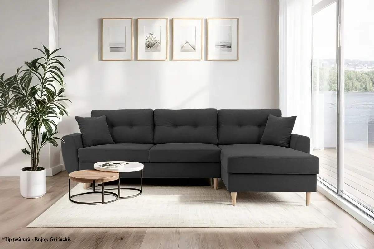 Canapea de colt Prestige Helsinki Enjoy dreapta