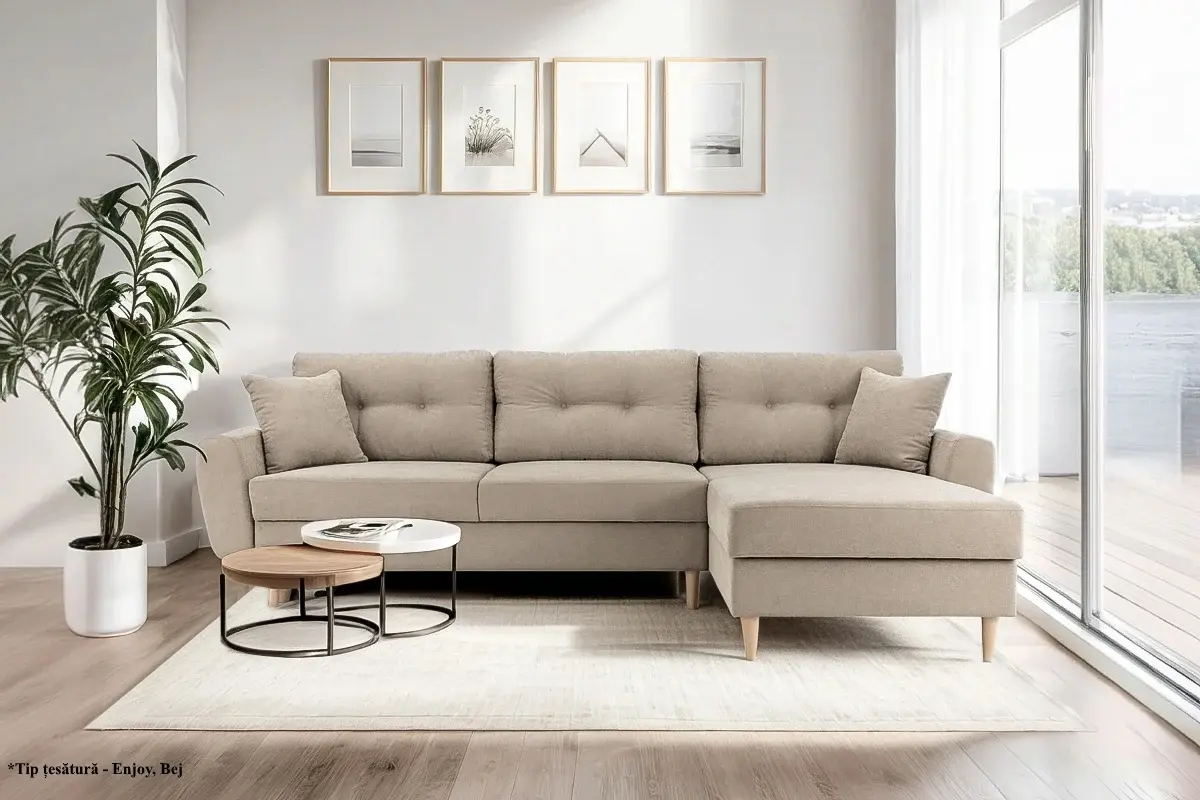 Canapea de colt Prestige Helsinki Enjoy dreapta