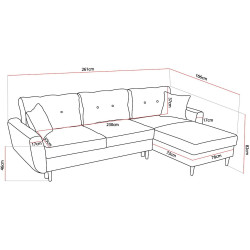 Canapea de colt Prestige Helsinki Enjoy dreapta Thumb