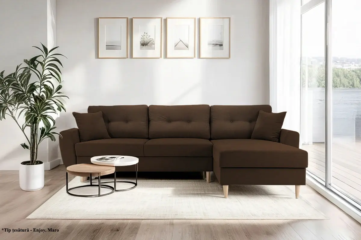 Canapea de colt Prestige Helsinki Enjoy dreapta