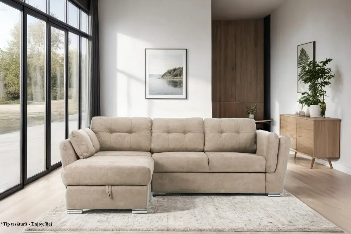 Canapea de colt Prestige Jazz Enjoy stanga