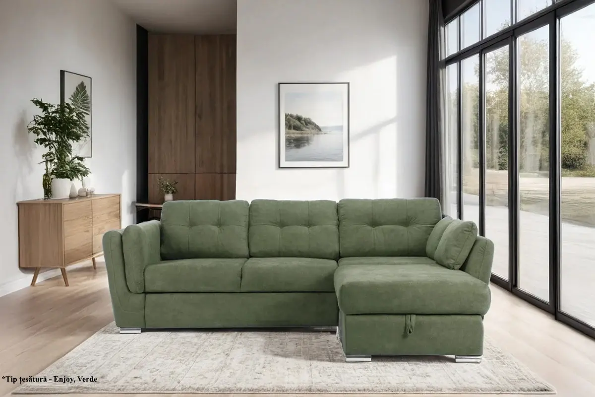 Canapea de colt Prestige Jazz Enjoy dreapta