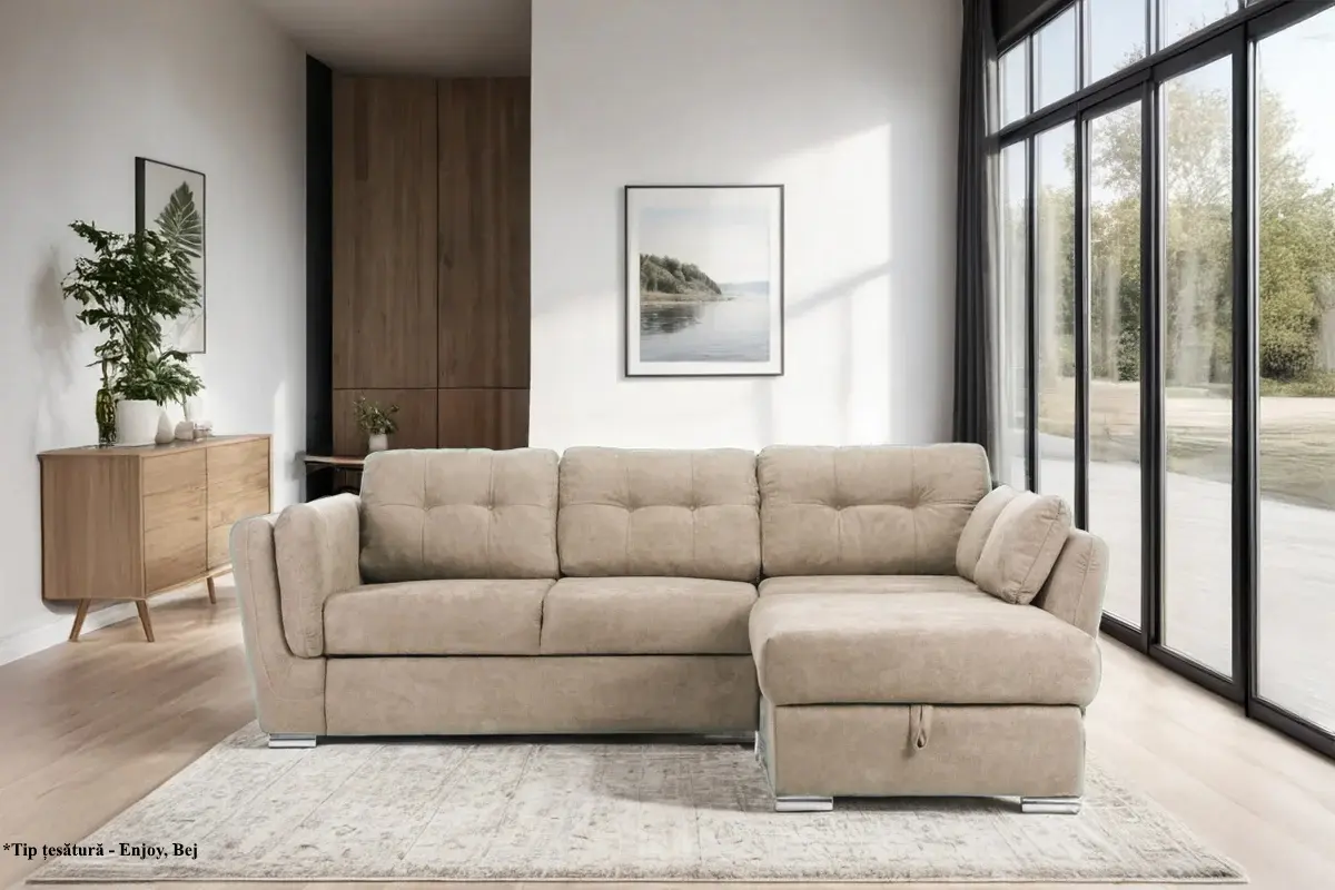 Canapea de colt Prestige Jazz Enjoy dreapta