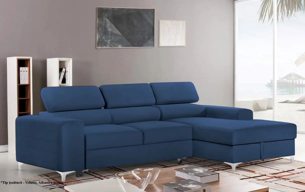 Canapea de colt Prestige Loft New Velutto dreapta