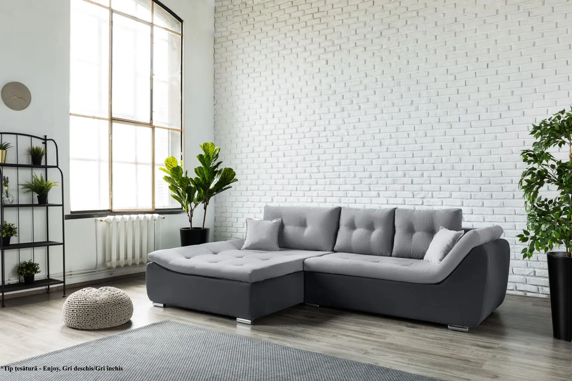 Canapea de colt Prestige Lorenzo Enjoy stanga