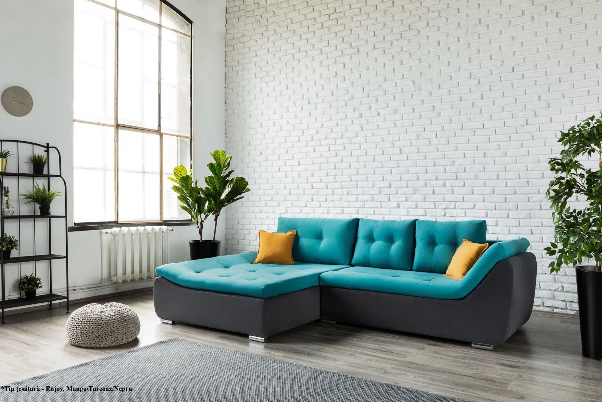 Canapea de colt Prestige Lorenzo Enjoy stanga