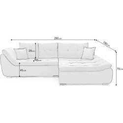 Canapea de colt Prestige Lorenzo Enjoy stanga Thumb