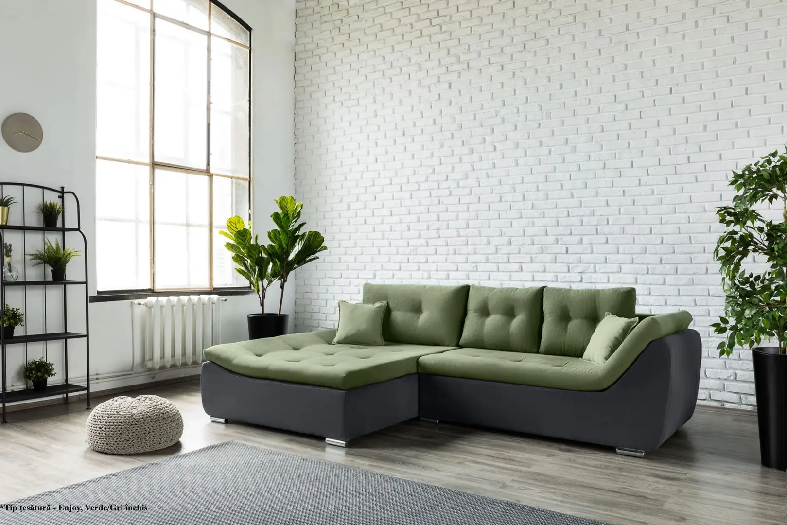 Canapea de colt Prestige Lorenzo Enjoy stanga