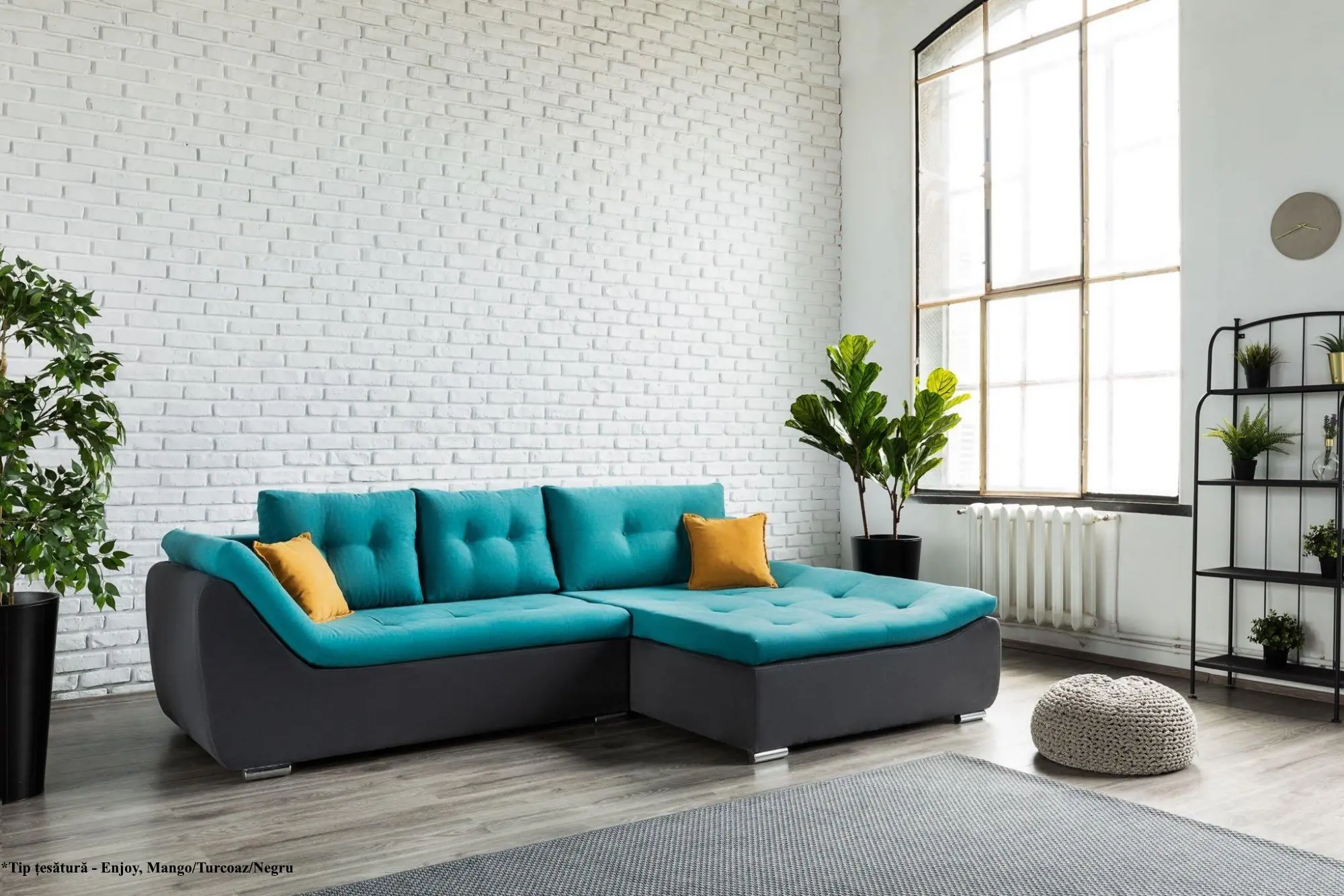 Canapea de colt Prestige Lorenzo Enjoy dreapta