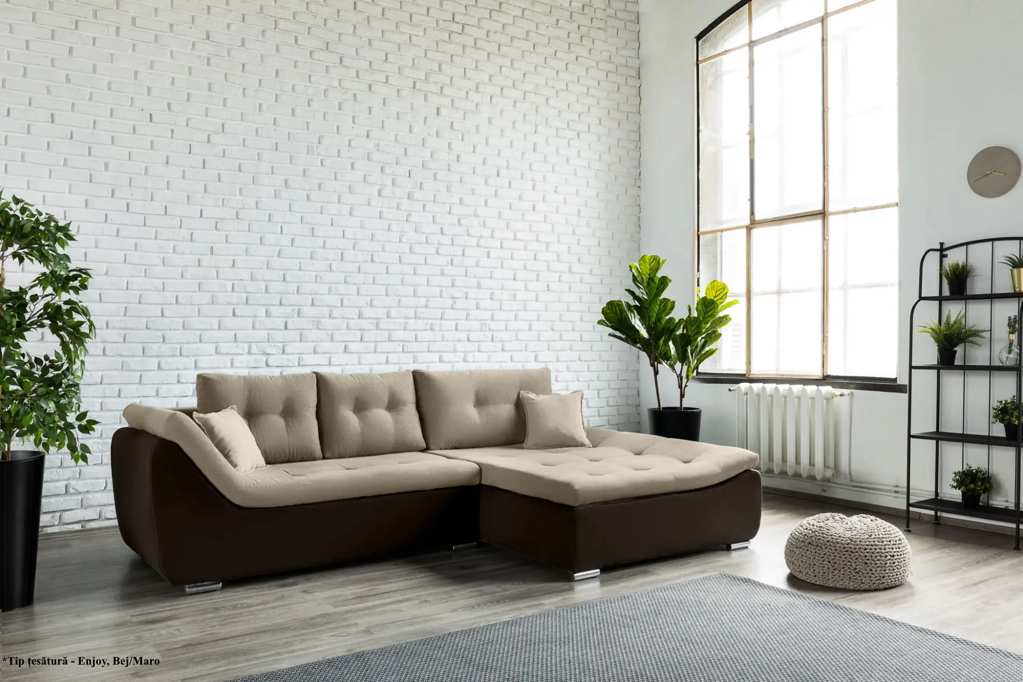 Canapea de colt Prestige Lorenzo Enjoy dreapta