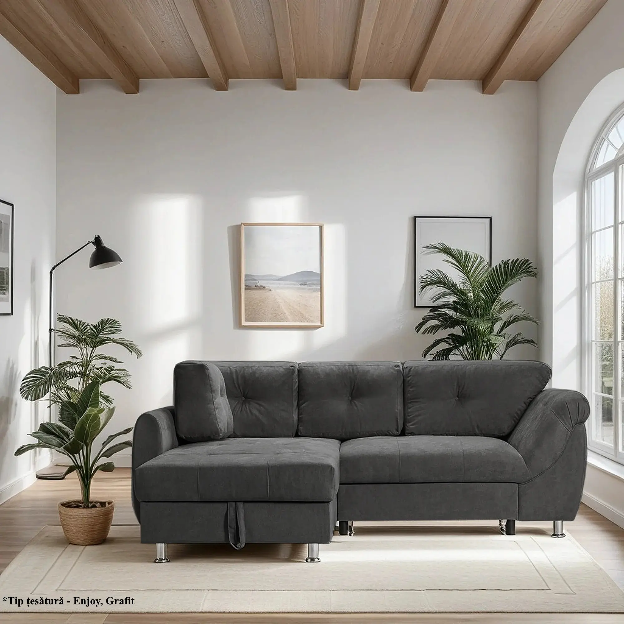 Canapea de colt Prestige Merlin Enjoy stanga