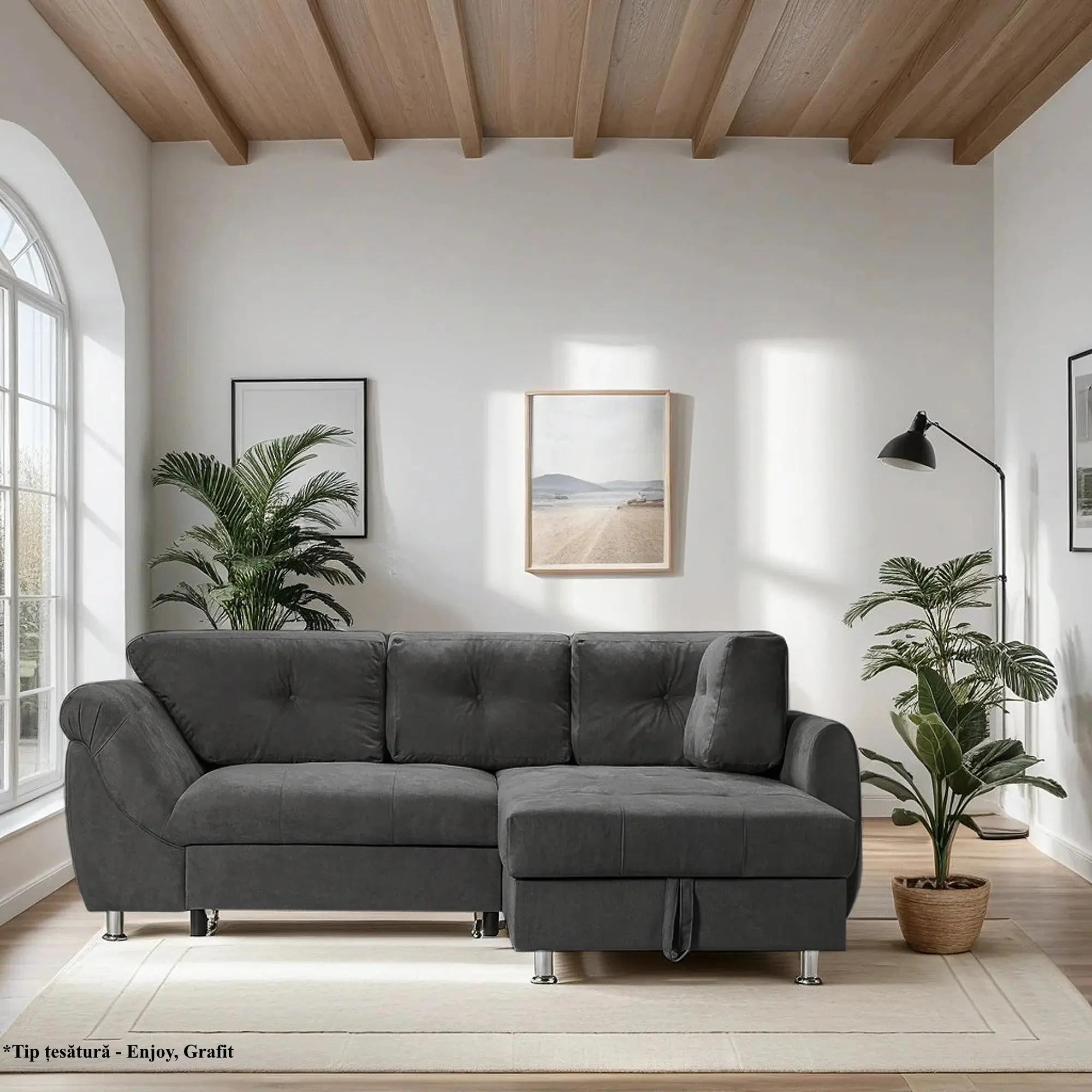 Canapea de colt Prestige Merlin Enjoy dreapta