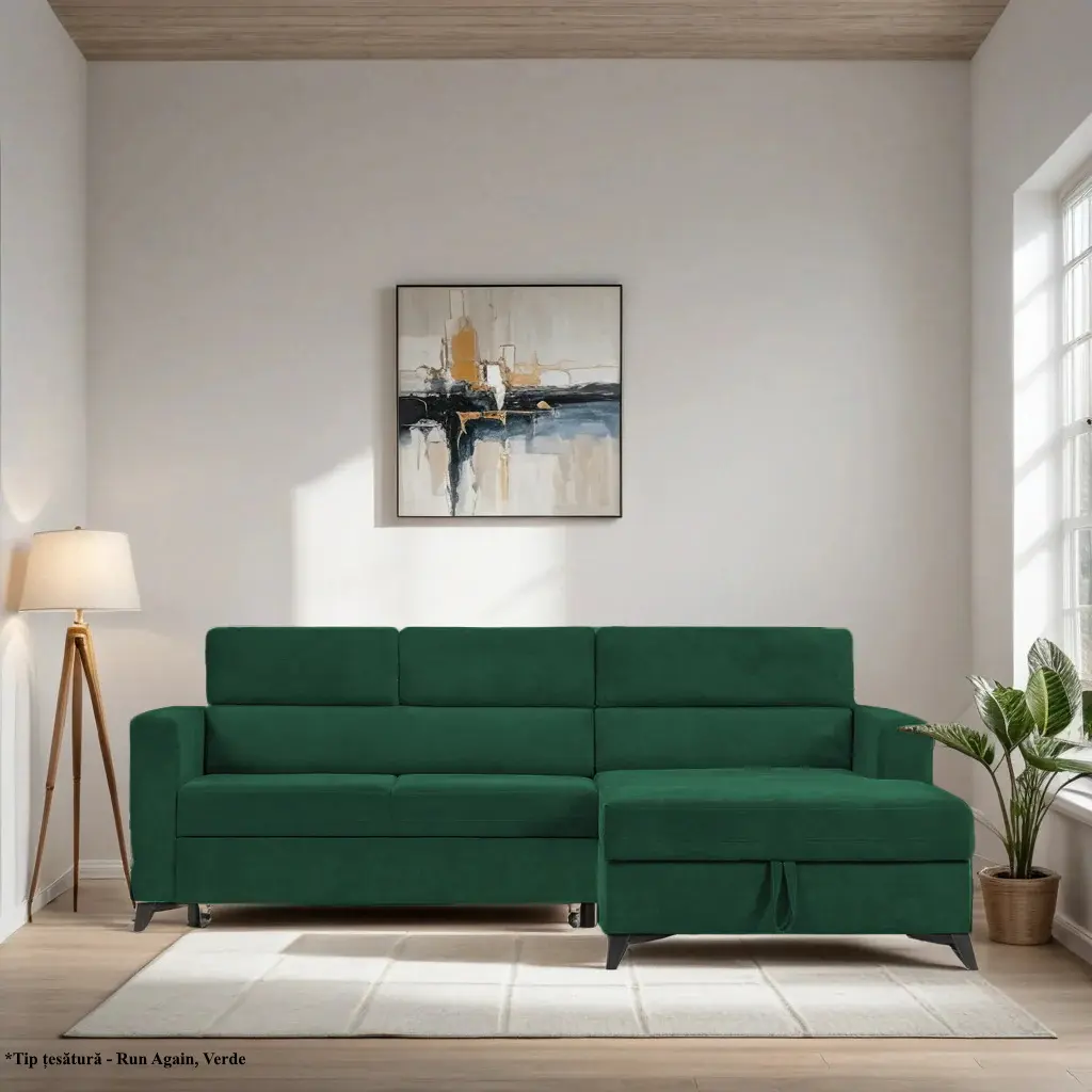 Canapea de colt Prestige Mizzoni Run Again dreapta