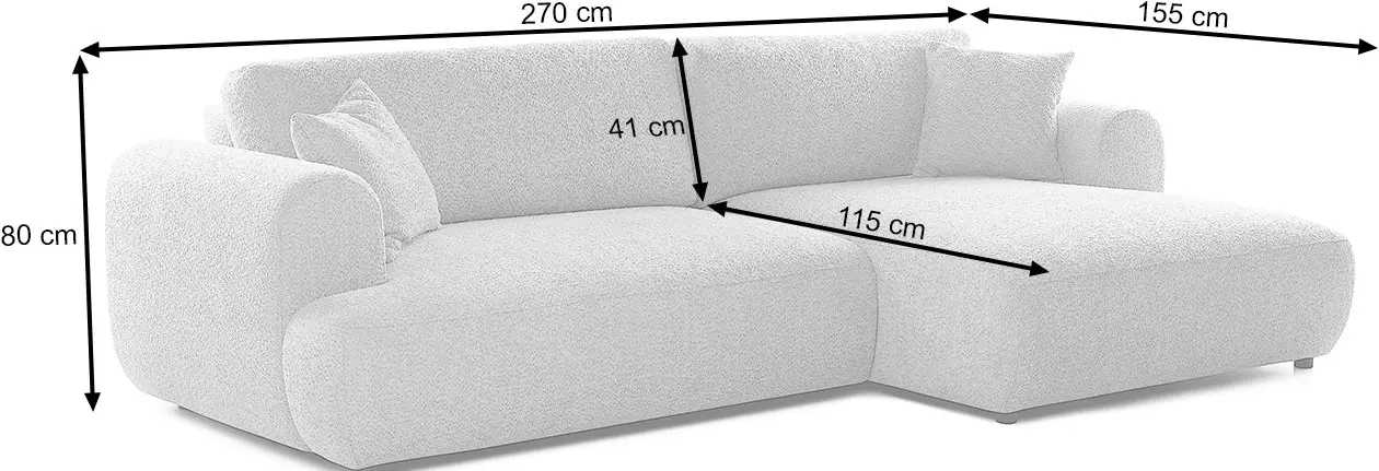 Canapea de colt Prestige Noa Anthology stanga