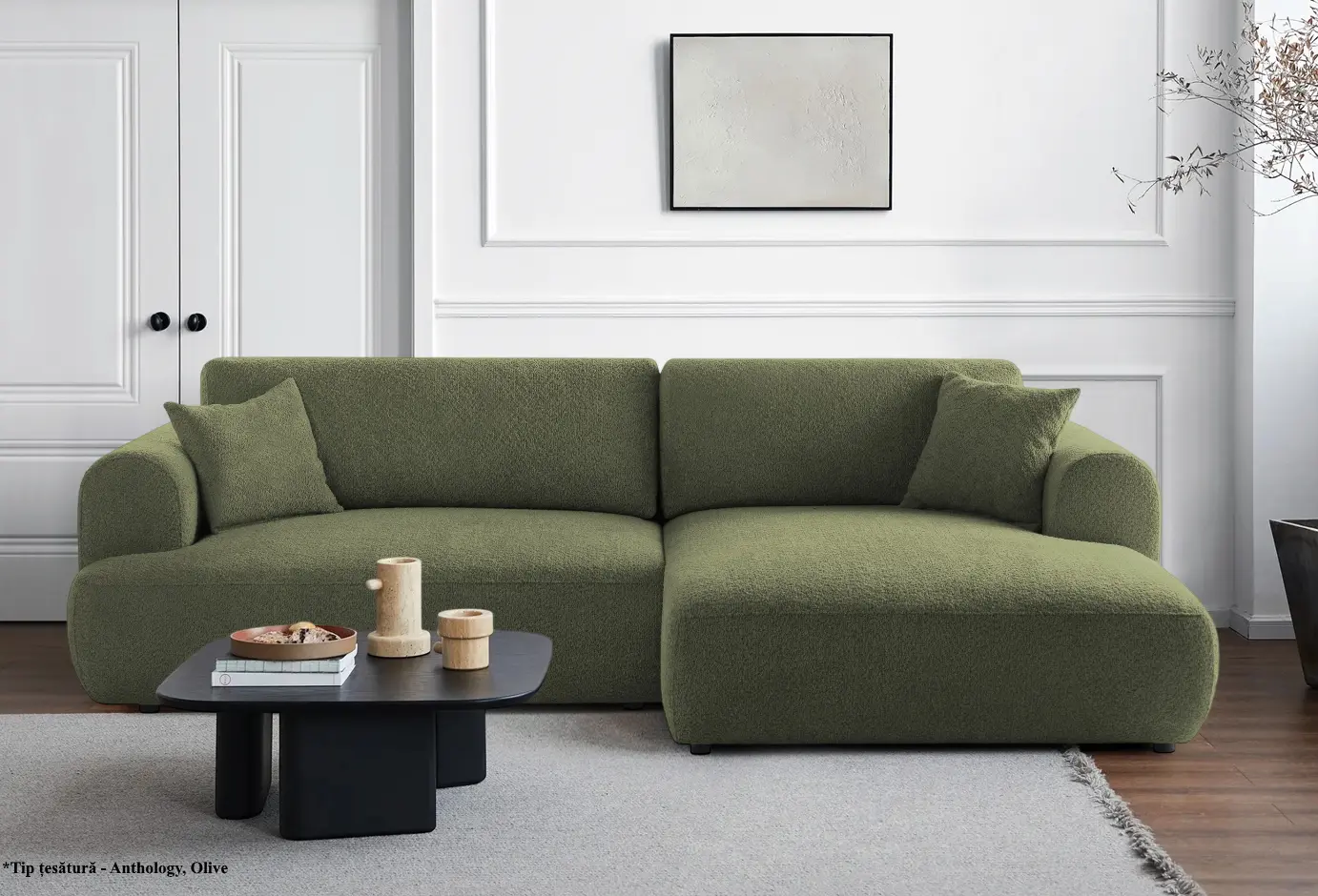 Canapea de colt Prestige Noa Anthology dreapta