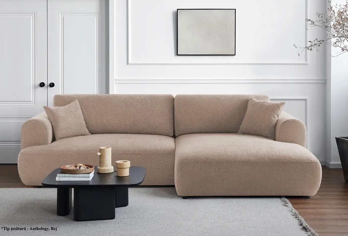 Canapea de colt Prestige Noa Anthology dreapta