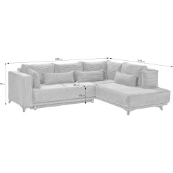 Canapea de colt Prestige Nomad Zoom stanga Thumb